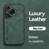 For Pura 90 Pro Max PU Leather Car Magnetic Holder Silicone Case For Huawei Pura 90 Pro Max Built-in Iron Protection Phone Cover