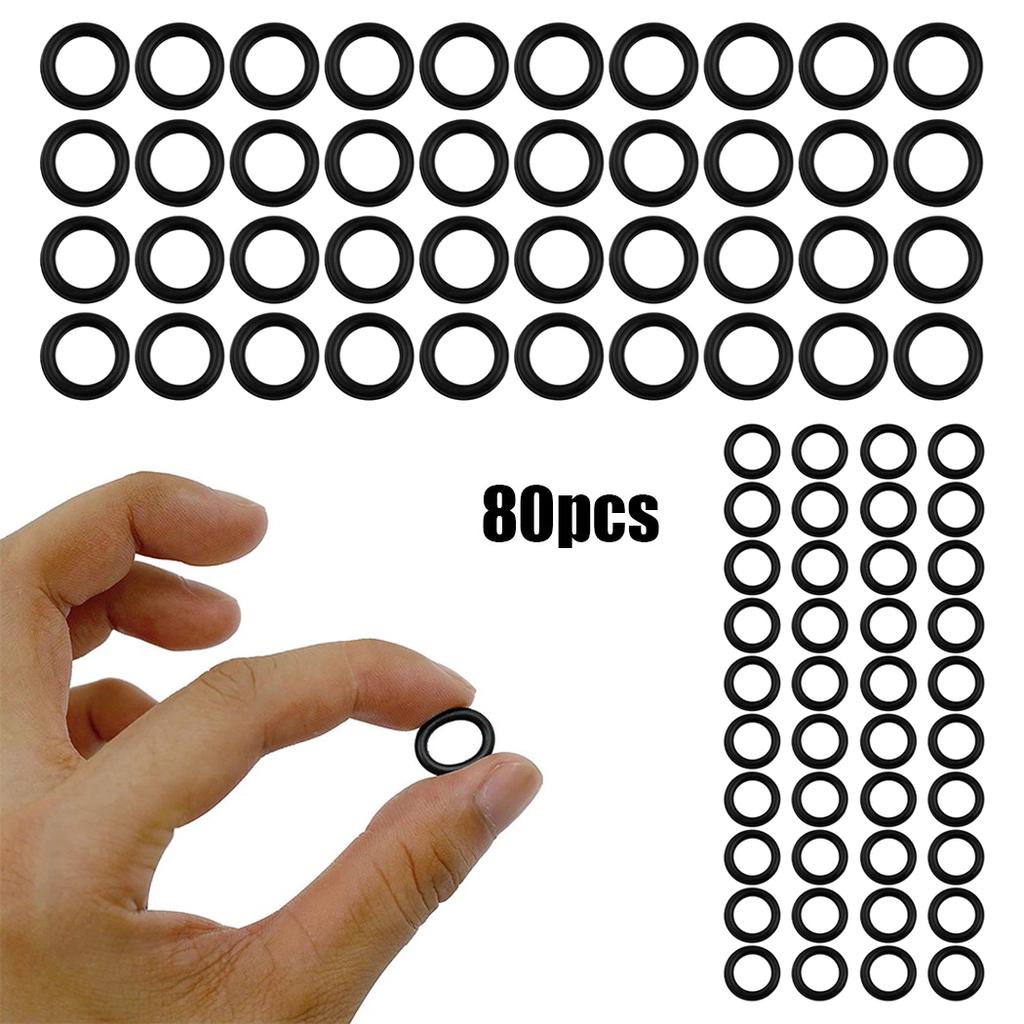 1/4 O-Rings O-Rings 80Pcs/Set Accessories For Pressure Washer
