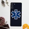 Star Of Life Case For Samsung Galaxy S25 Ultra S21 S22 S23 S24 Ultra S9 S10 S20 Plus S25 FE Cover Coque