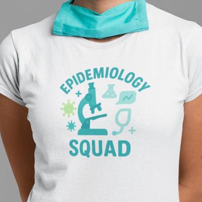 Epidemiology Squad Cotton Tee: Funny Science Gift