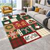 Christmas Theme Floor Carpet, Soft Area Rug, Xmas Indoor Home Holiday Decoration