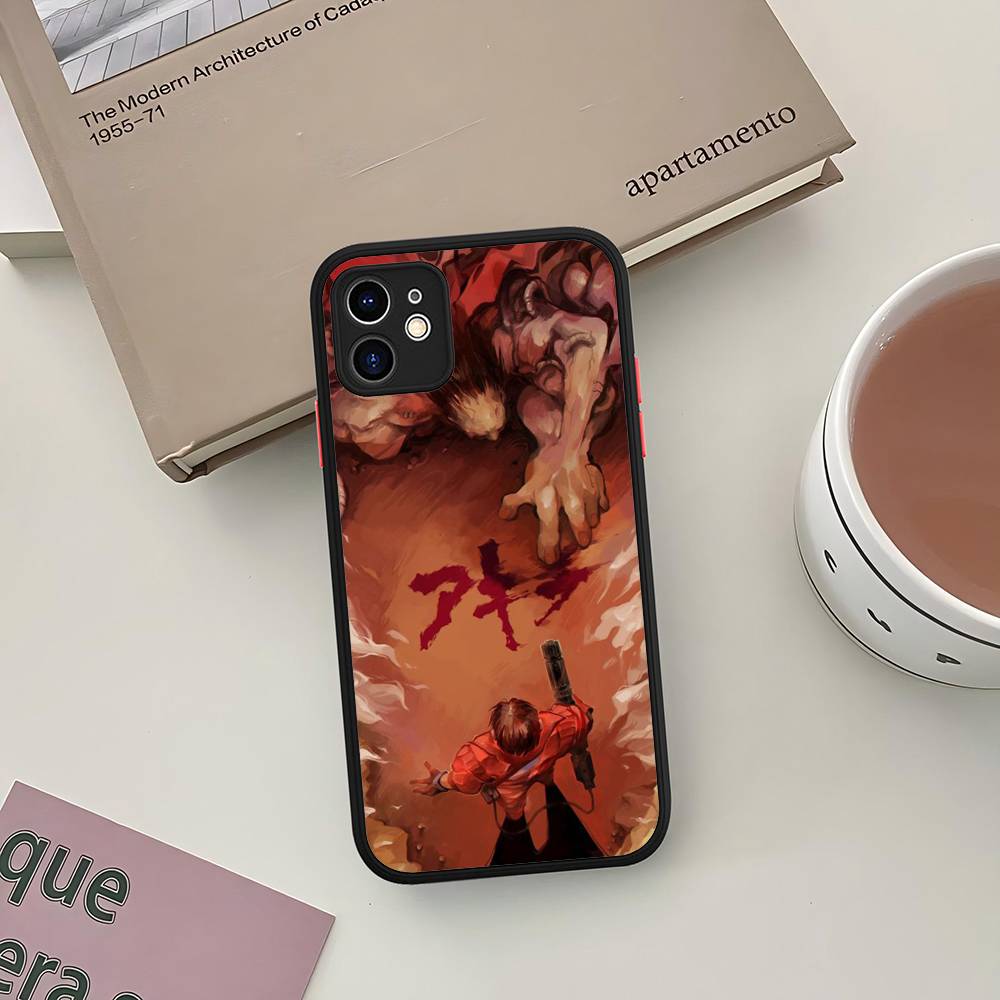 AKIRA ANIME CARTOON Phone Case For IPhone 14 X XR XS 7 8 Plus 11 12 13 Pro MAX 13mini Matte Shockproof Case