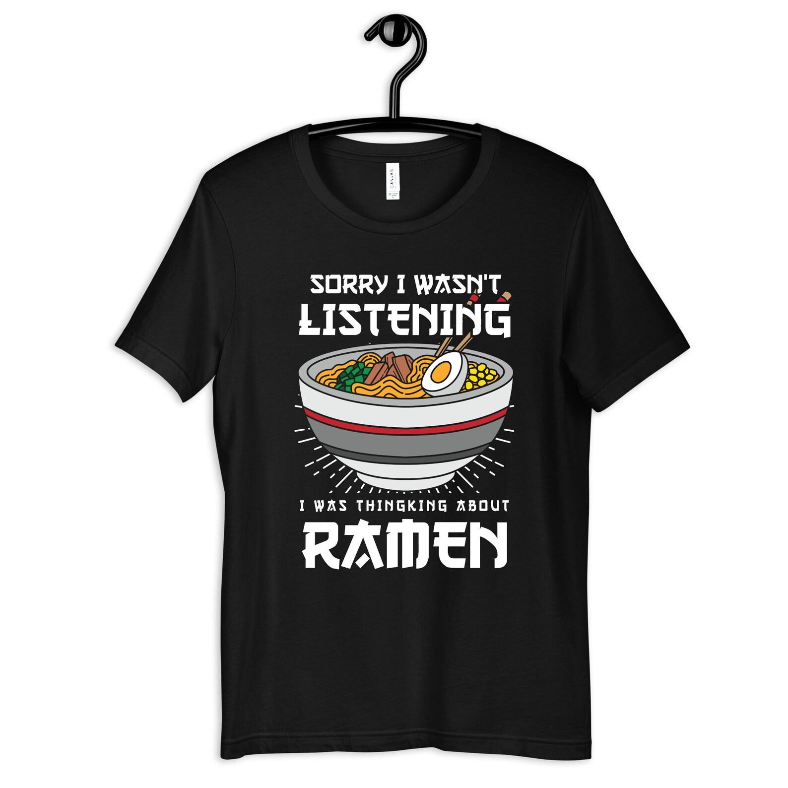 Funny Ramen T-Shirt, Noodle T-shirt, Soup Tees, RamenT-shirt, Broth Tank Top, Spicy T-shirt, Kids Noodle Tee XL