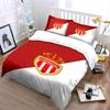 Red crown, AS Monaco crest. Bedding sets Duvet cover sets Duvet covers Pillowcases(1 * Duvet Cover 2 * Pillowcases without duvet insert)