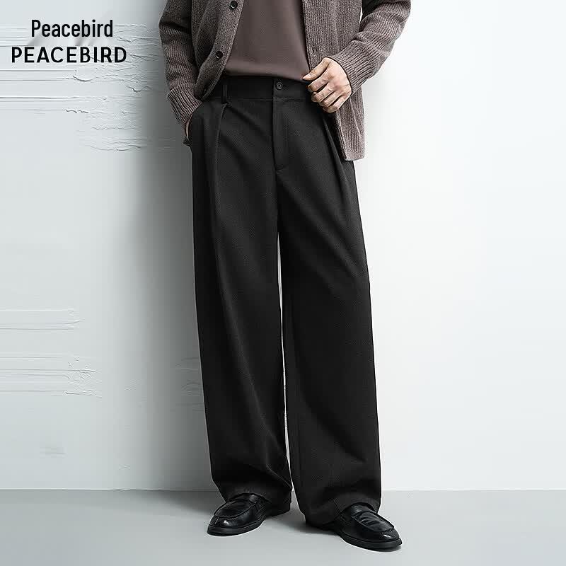 PEACEBIRD Men's Casual Loose-Fit Trousers BAGBG3284