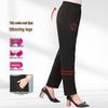 SIFONE Women's Summer Elastic Waist Straight-Leg Pants