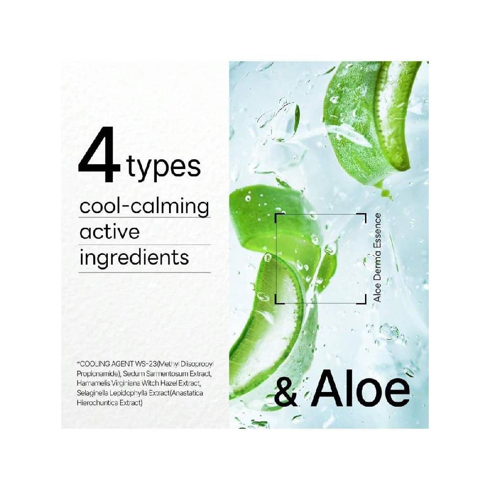 Mediheal Dermaplus Aloe Mask (10 PCS) - Daily Vegan Mask For Hydrating Skin With Panthenol & Hyaluron, Korean Self Skin Care Sheet Mask