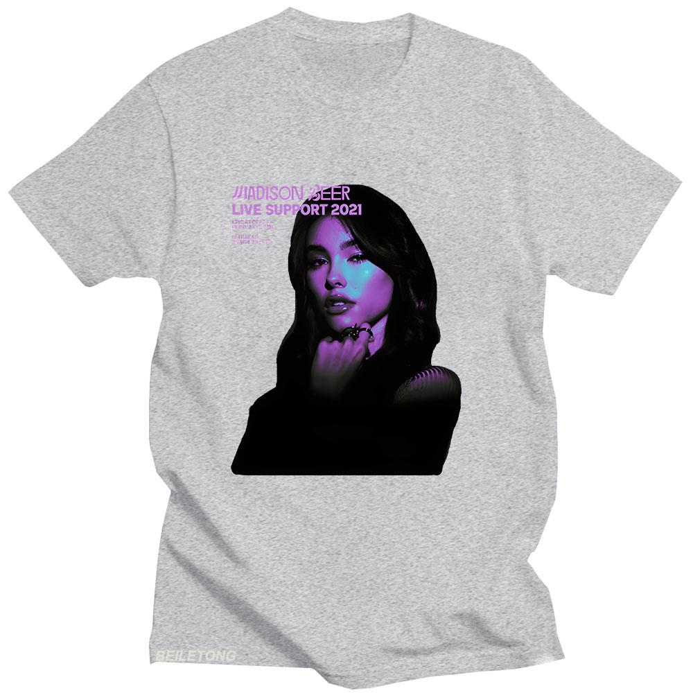 Madison Beer T-shirt Good In Goodbye Short Sleeve High Quality Tee-shirt Summer Fashion Cotton Tshirt Ropa Mujer Retro Clothing