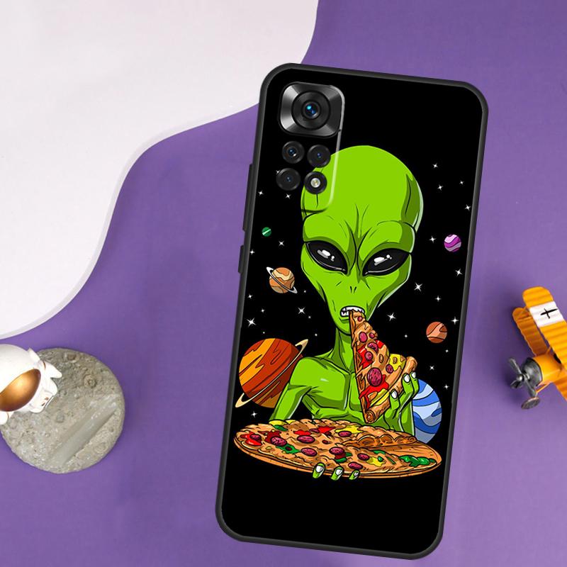 Space Alien Magic Case For Xiaomi Redmi Note 13 Pro 14 12 9 10 11 Pro 10S 11S 12S Redmi 13C 14C 10C 12C Cover