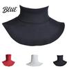 Turtleneck Neck Wrap for Winter Scarf Unisex Simple Loop Solid Color Fake Collar