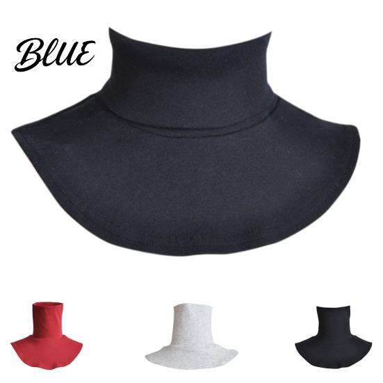 Turtleneck Neck Wrap for Winter Scarf Unisex Simple Loop Solid Color Fake Collar