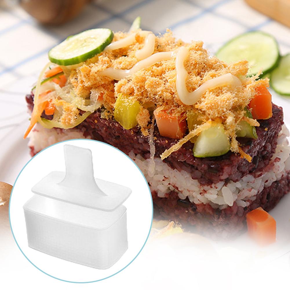Warship Sushi Mold DIY Rectangular Rice Ball Mold Food Reusable Material Cooking Grade Kitchen V0Q8
