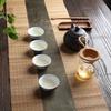 Japon Tarzı Çay Töreni Bambu Ahşap Çay Filtresi Örgü Çay Demlik Yeniden Kullanılabilir