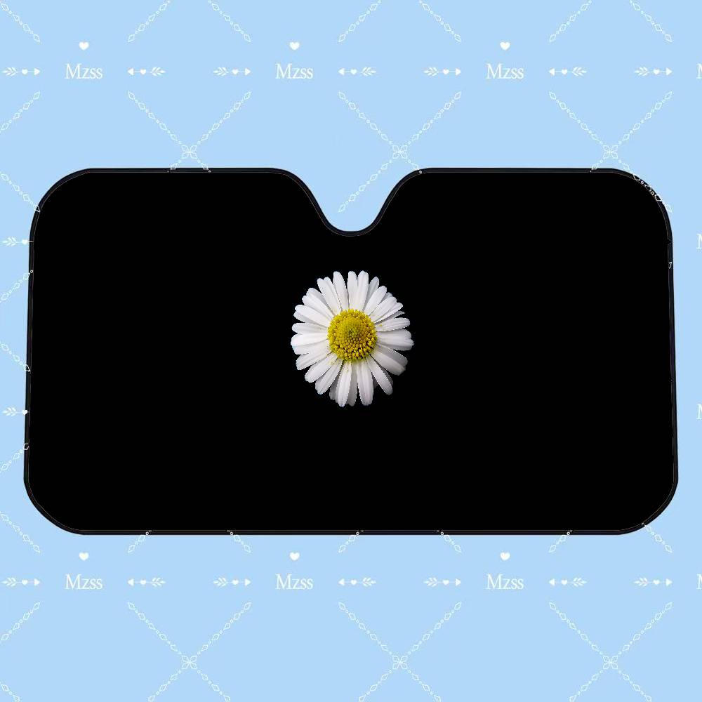 Daisies Car SunShade Car Sunshade, Front Windshield Protector, Foldable UV Resistant Sunshade Cover, Car Accessories