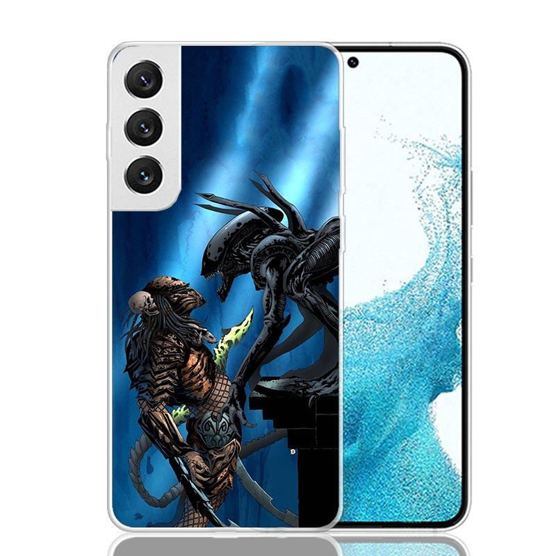 Alien Vs Predator Painted Phone Case For Samsung Galaxy S26 S25 Edge S24 S23 FE S22 Ultra S21 Plus S20 + Fundas Cover Coque Gala