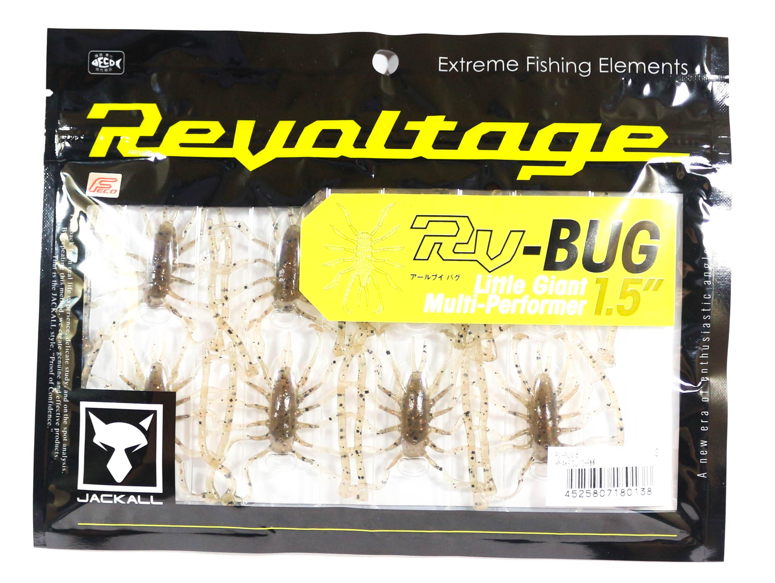 

Jackall Soft Lure RV Bug 1,5 дюйма креветка Хияке Судзи (0138)