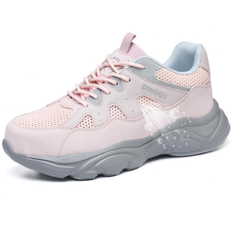 

Breathable in summer Safety Shoes For Men Women Steel toe shoes Anti-smash Anti puncture Work Shoes Security Sneakers Non-slip 35