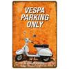 RETROVESPA Plaque Metal Signs for Vespa Motorcycle, Vintage Wall Decoration, Iron Art Posters - Perfect Decor for Home, Cafe