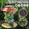 Dangling Bird Feeder Dangling Outdoor Solar Lantern Reusable Garden Decoration Funny Garden Lights For Balcony Courtyard