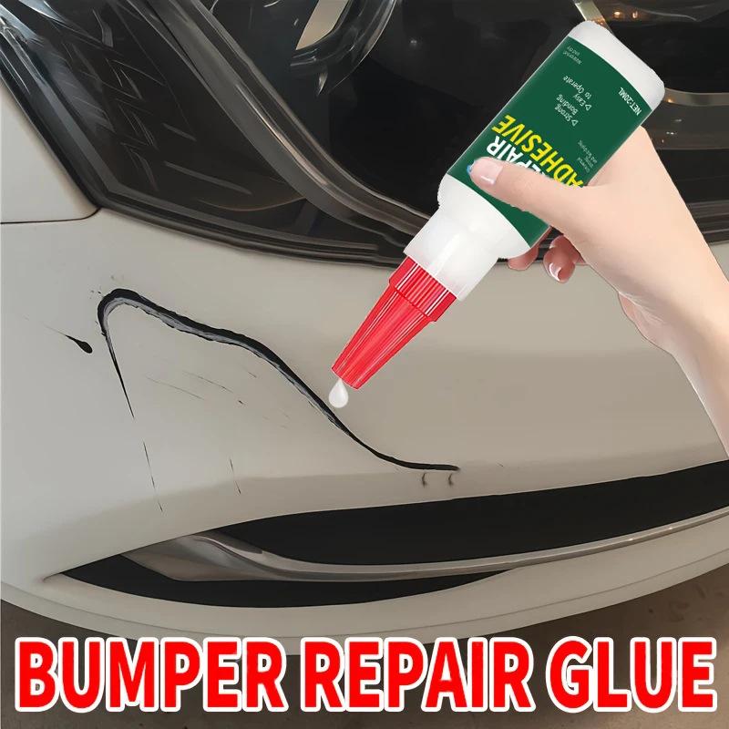 Car Bumper Repair Glue Kit – Heavy Duty Auto Body Adhesive for Loose Trim, Cracked Fascias & Exterior Molding Fast Bonding