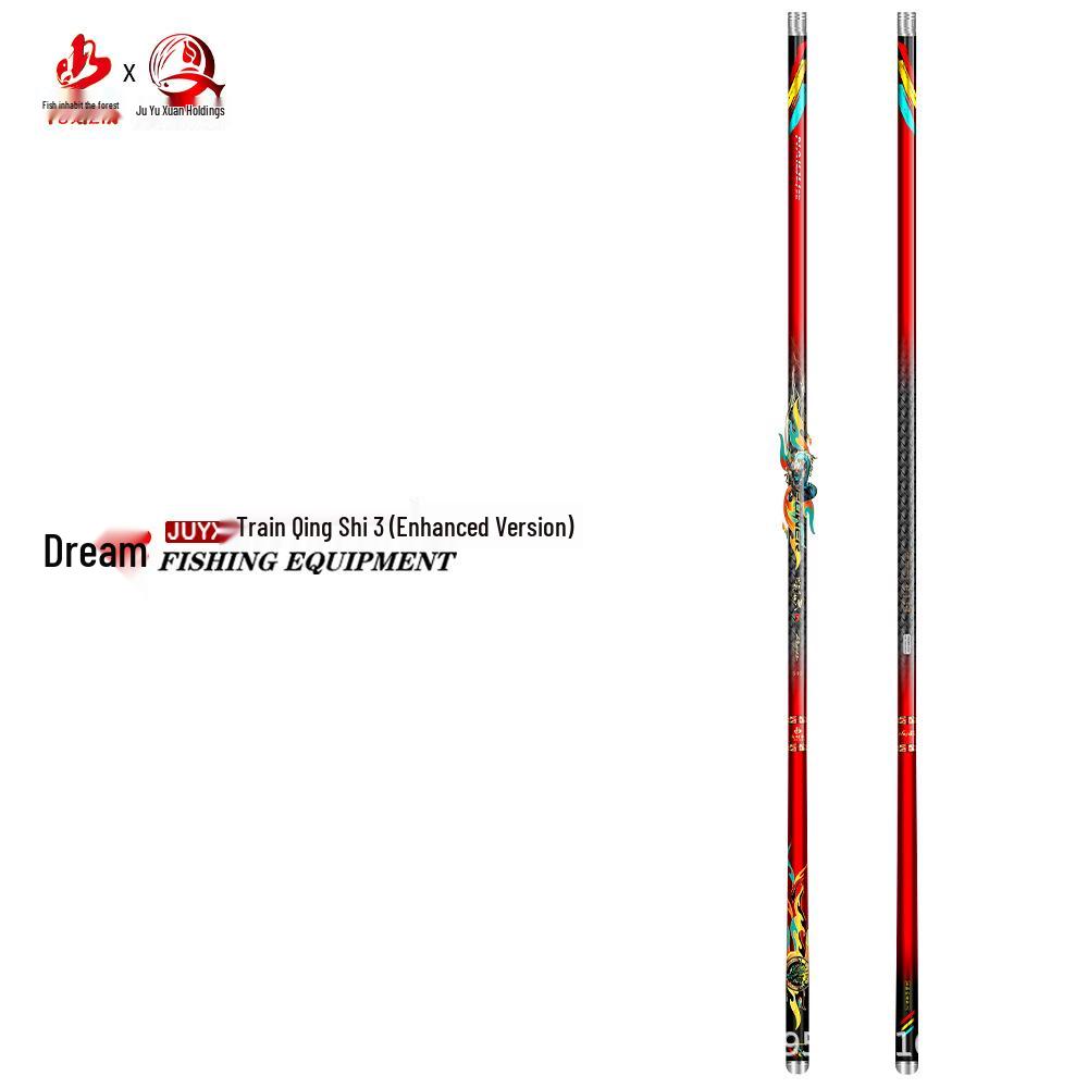 Ju Yu Xuan Giant Rod 3rd Gen: High Strength, Lead-Free, Black Pit Fishing Rod. 4.5m