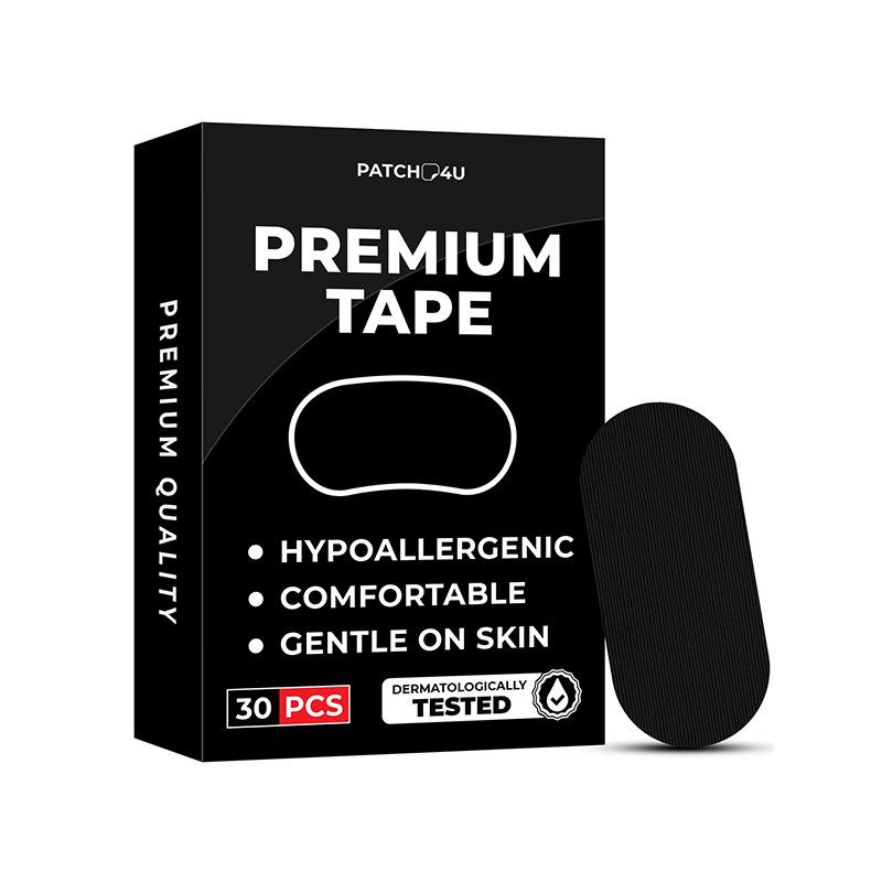 High Viscosity Transparent Elastic Sleep Tape: Prevents Mouth Breathing