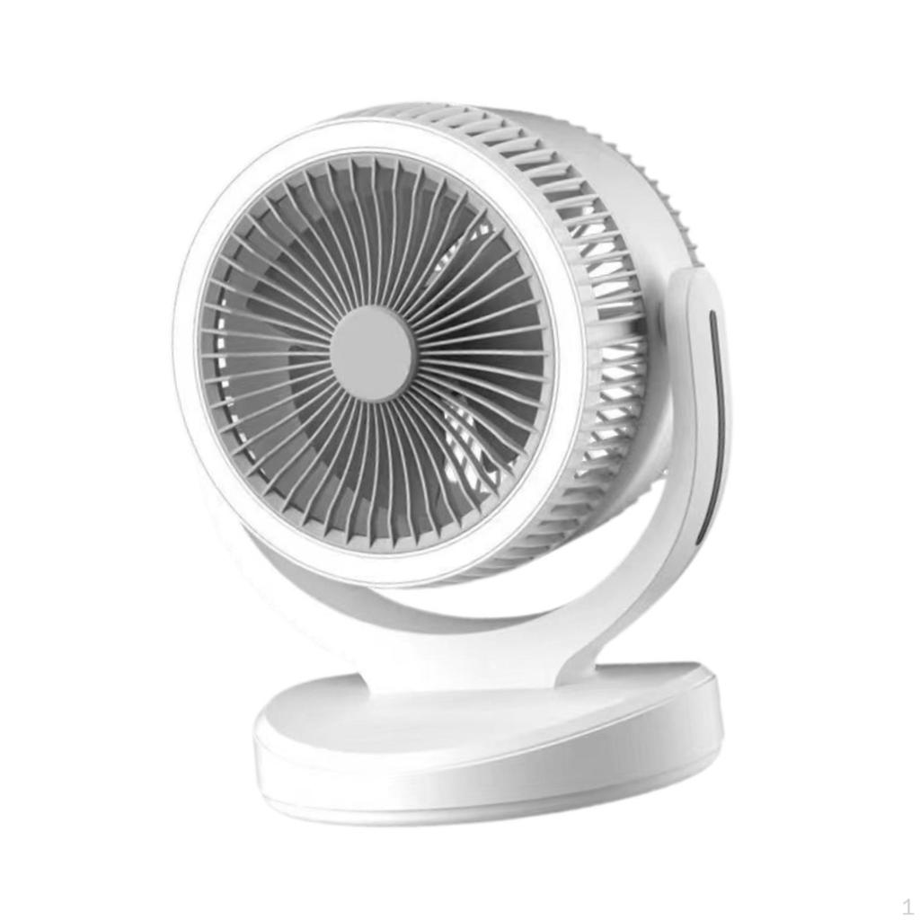 Air Circulator Desk Fan Table 4 Speeds Desktop Lightweight Personal Portable for