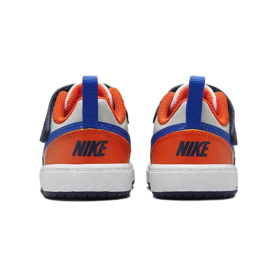 Nike Court Borough Low Recraft TD Midnight Navy Team Orange Baby Sneakers White Light-Silver Hyper-Royal DV5458-401