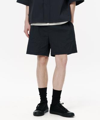 Kodeumopeu Utility Air Crease Banding Shorts Dark Grey