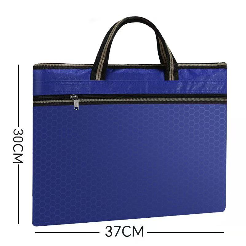 Large Capacity Oxford Cloth Document & Laptop Briefcase with Zipper