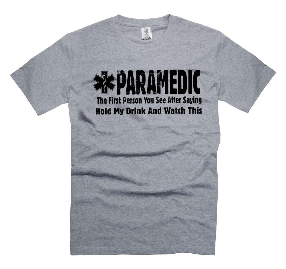 Смешная футболка с надписью Подарки для парамедиков Юмористическая футболка Идеи подарков для фельдшеров Унисекс футболка S