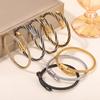 Popular steel wire nail  women's light luxury fashion European and American simple design stainless steel 