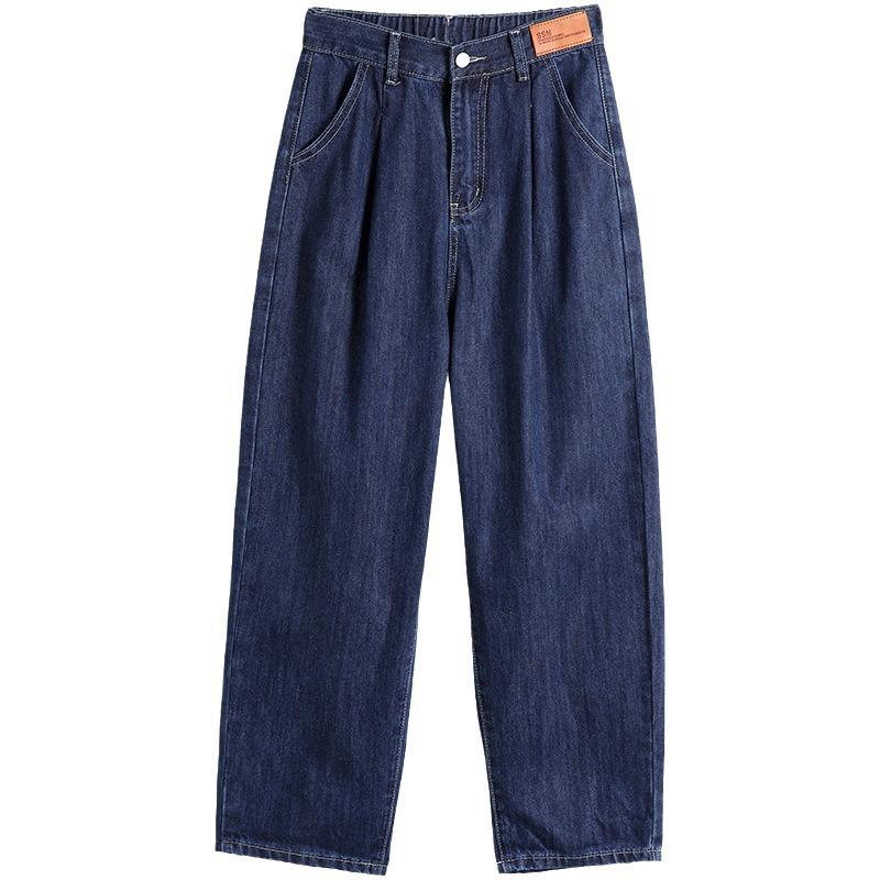 Ženy Džínsy Jar Jeseň Elastický pás Svetlomodré Voľné Denim Nohavice Haremové Nohavice Dámske Ležérne nohavice