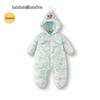 Baby Hooded Goose Down Winter Romper