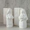 Bride Silicone Molds Hand-Making Supplies Home Ornament Moulds for Crafting Unique Candle Soaps and Decorative Items