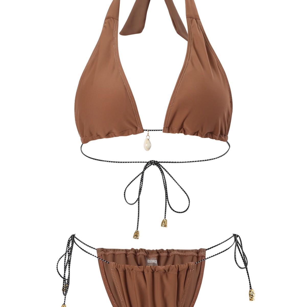 

2024 European and American Women s Sexy Split Bikini Swimsuit XL