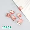 Morandi Color Letter Paper Clip Transparent Test Paper File Folder Push Clip  School Office