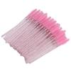 50 Stück Nylon-Make-up-Pinsel, Mascara-Stäbe, Wimpern, Augenbrauen, tragbarer Einwegpinsel