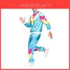 Adult Couple Punk Hip Hop Dance Costume With Polyester Fabric For Halloween Party Performance