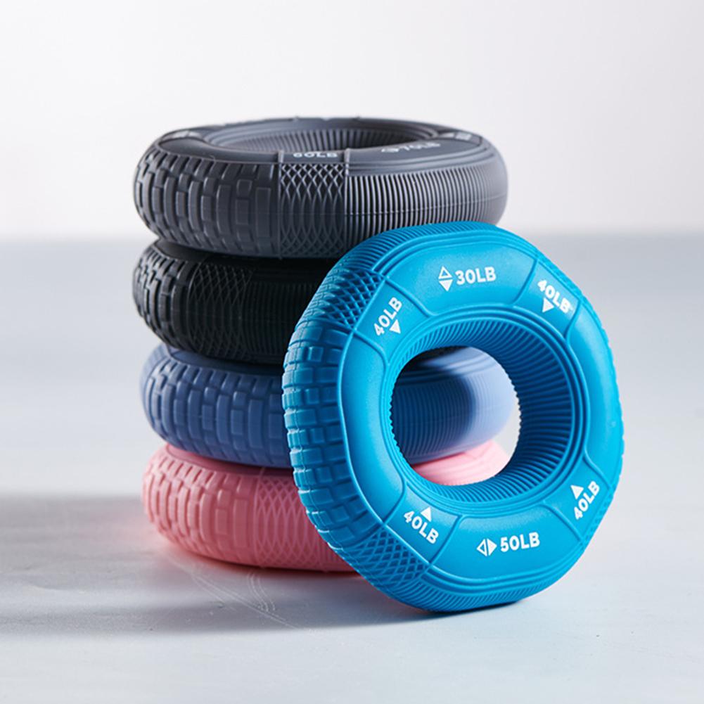 Silicone Adjustable Hand Grip 20-80LB Gripping Ring Stretcher Finger Forearm Trainer Gym Strength Exercise Hand Gripper Expander