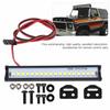 RC Car LED Roof Light Bar, High Brightness, for Traxxas TRX6/TRX4/SCX10 1/10 Scale RC Crawlers, Deformation Resistant, 18 Beads, 83mm Long, Easy Insta