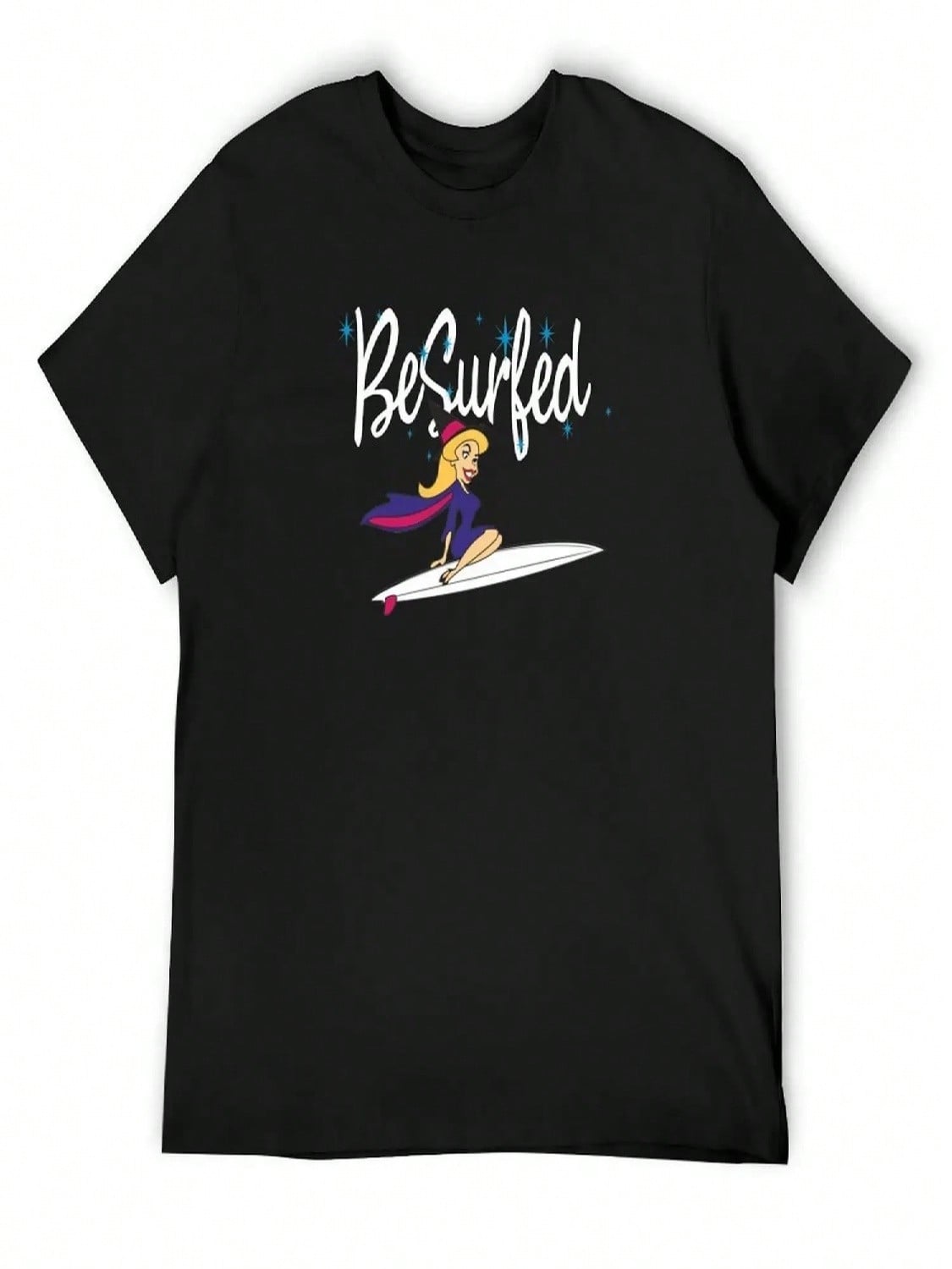 Bewitched 60s Retro TV Surf T-Shirt New Edition Sports Fans Anime Shirt Plain Black T Shirts unisex S разноцветный
