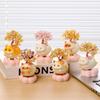Crystal Tree With Cat Figurines Gift For Colleagues Office Decor Collectors Edition