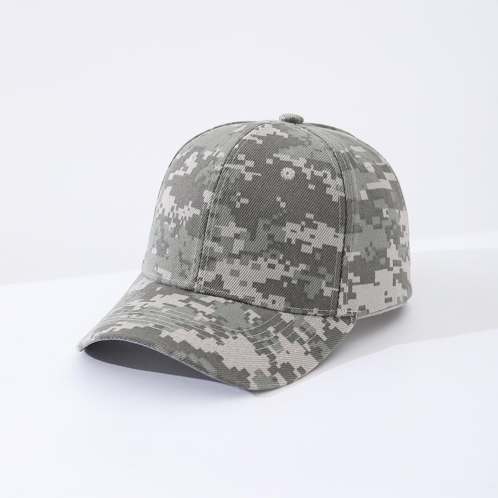 Cross-Border Fashion Military Style Camouflage Baseball Hat, Adjustable Brim Sunshade Cap, Suitable for Jungle Trekking