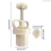 K1AE Cookie Cutter Stamp Moon Cake Mold Hand Press Autumn Festival DIY Decoration