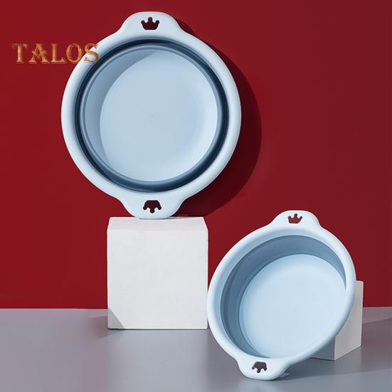 Tvättställ Stor kapacitet hängande plasthål Utomhuscamping Bärbar hopfällbar tvättställ Hushållsartiklar