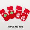 Pet Socks, High-quality Non-slip Bottom, Puppy Dog Socks, Dog Foot Covers, Teddy Poodle Cotton Socks, 4 Packs