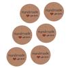 100 ks hnědých ručně vyráběných závěsných štítků na svatební dárky, visačky na dezerty, cenovky na šperky #3