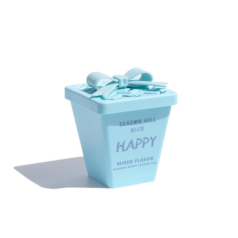 

Ice cream fire-free aromatherapy car solid balm синій