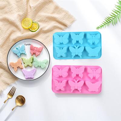 Stampo in Silicone Farfalla Animale Cioccolato Caramelle Cubetti di Ghiaccio Decorazione Torta Strumenti Topper Cupcake Sapone Cera Sciolta Cucina Cottura
